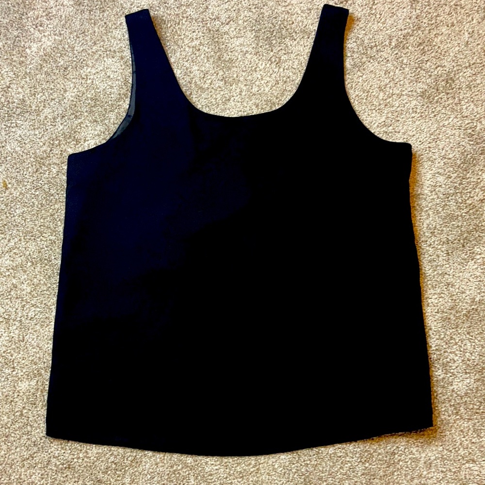 Fully lined Black Shell Top